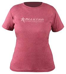 Allstar Performance Ladies Vintage T-Shirt - Burgundy - Large