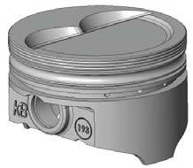 KB Pistons Performance Hypereutectic SB Chevy Dished Piston Set - 4.030" Bore - 3.750" Stroke - 5.700" Rod Length