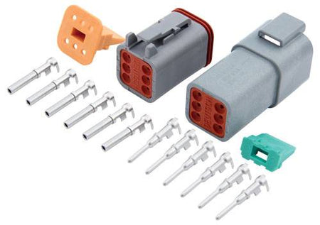 QuickCar 6 Pin Deutsch Connector Kit