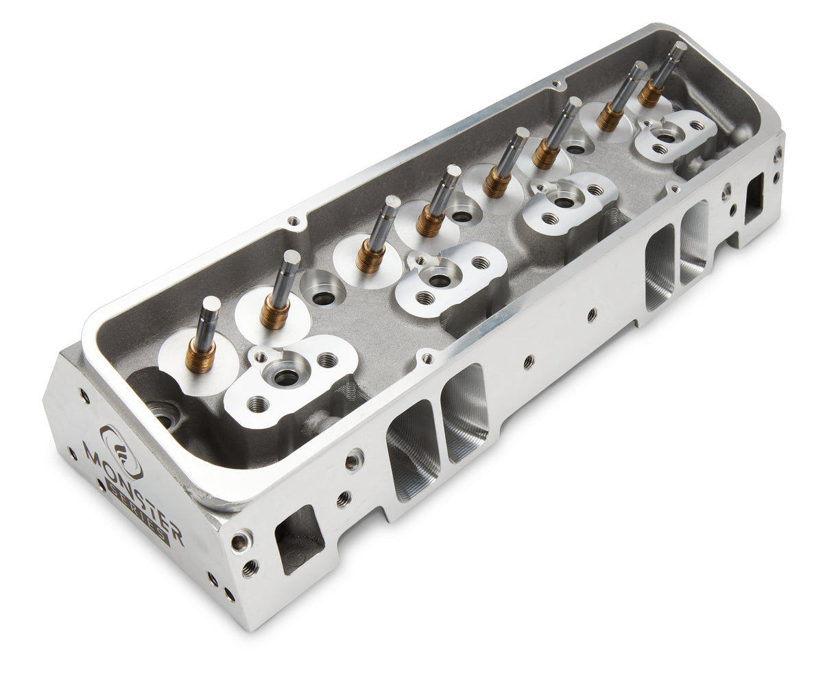 Frankenstein Monster Series Aluminum Cylinder Head - Bare - 2.080 in / 1.600 in Valve - 223 cc Intake - 70 cc Chamber - Small Block Chevy
