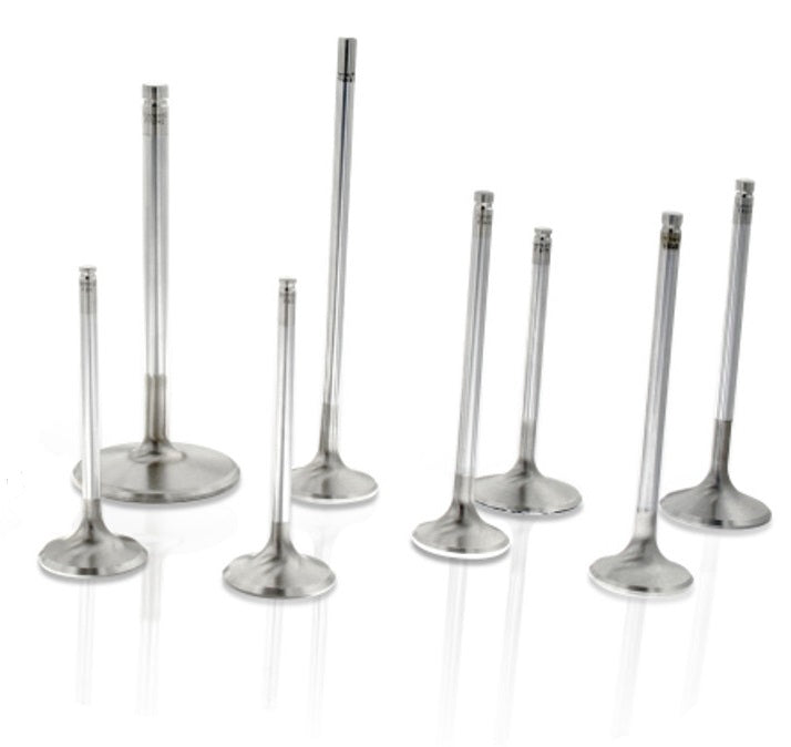 Ferrea 6000 Series Stainless Exhaust Valve - 1.600 in Head - 0.313 in Valve Stem - 5.060 in Long - Small Block Chevy (Set of 8)