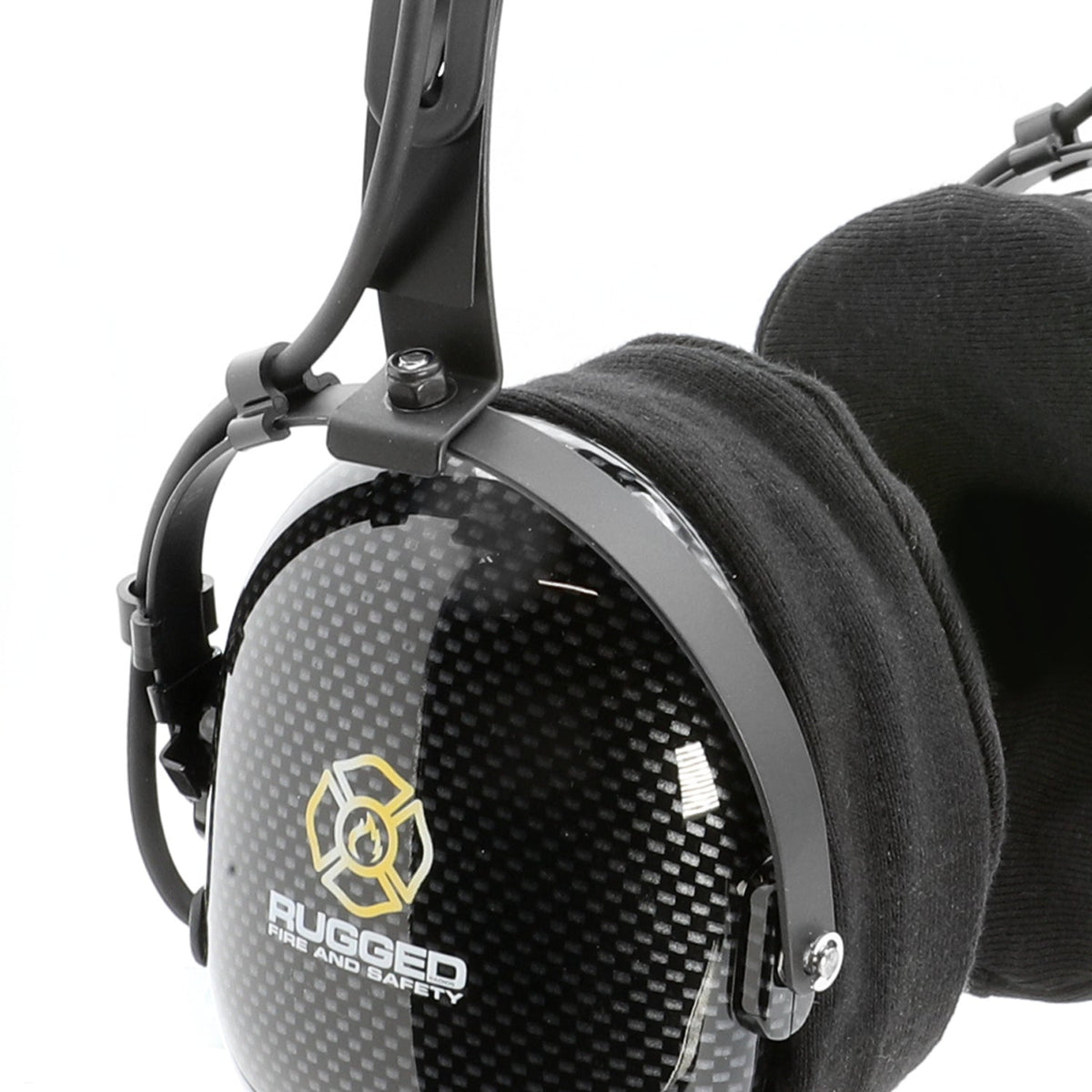 Rugged Radios FHS Over-The-Head Fire Safety Industrial Headset - No Buttons / For Rugged Radios / Firecom FHS-22-FC