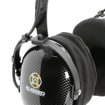 Rugged Radios FHS Over-The-Head Fire Safety Industrial Headset - /w Mic On/Off Button / For Rugged Radios / Firecom FHS-22-O/OFF-FC