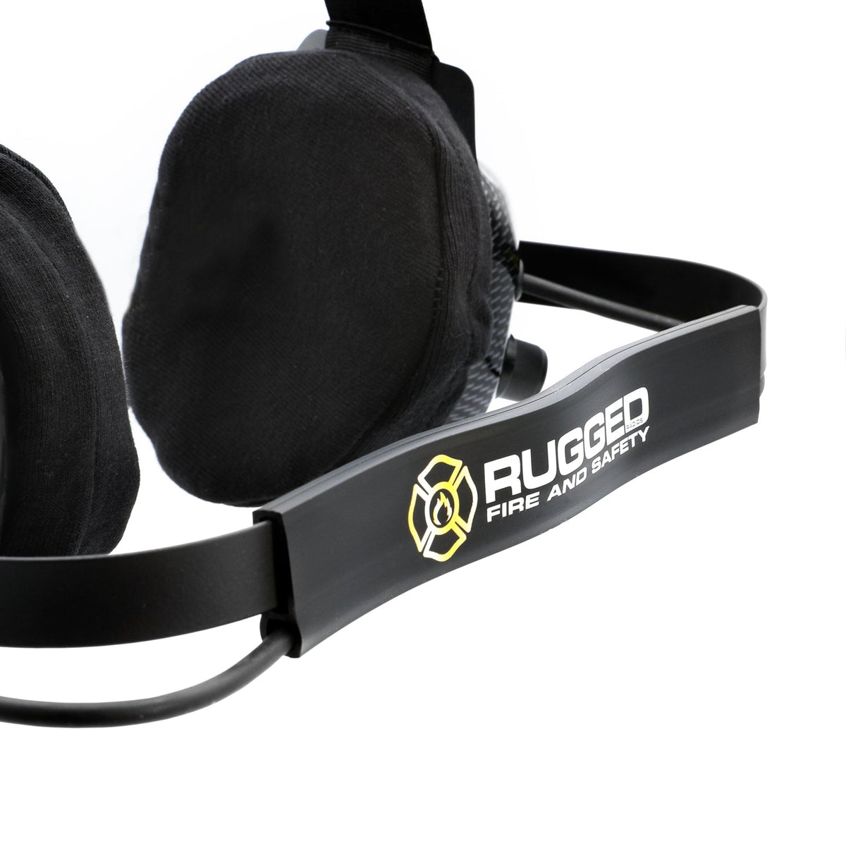 Rugged Radios FHS Behind-The-Head Fire Safety Industrial Headset - No Buttons / For Rugged Radios / Firecom FHS-42-FC