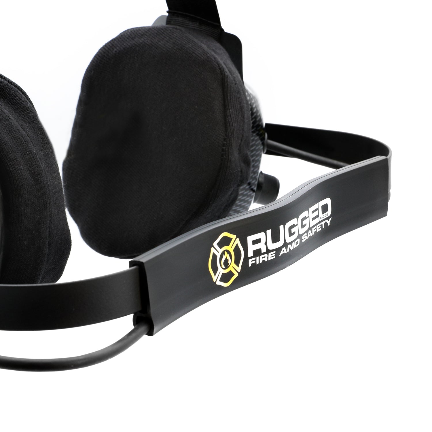 Rugged Radios FHS Behind-The-Head Fire Safety Industrial Headset - No Buttons / For Rugged Radios / Firecom FHS-42-FC