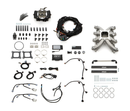 FiTech Retro LS Port 750 HP EFI System w/LS1 Intake - Black - LS1 - GM LS-Series