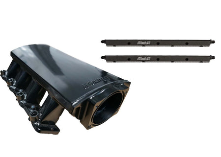 FiTech Intake Manifold Kit - 102 mm Throttle Body - Black - GM LS-Series