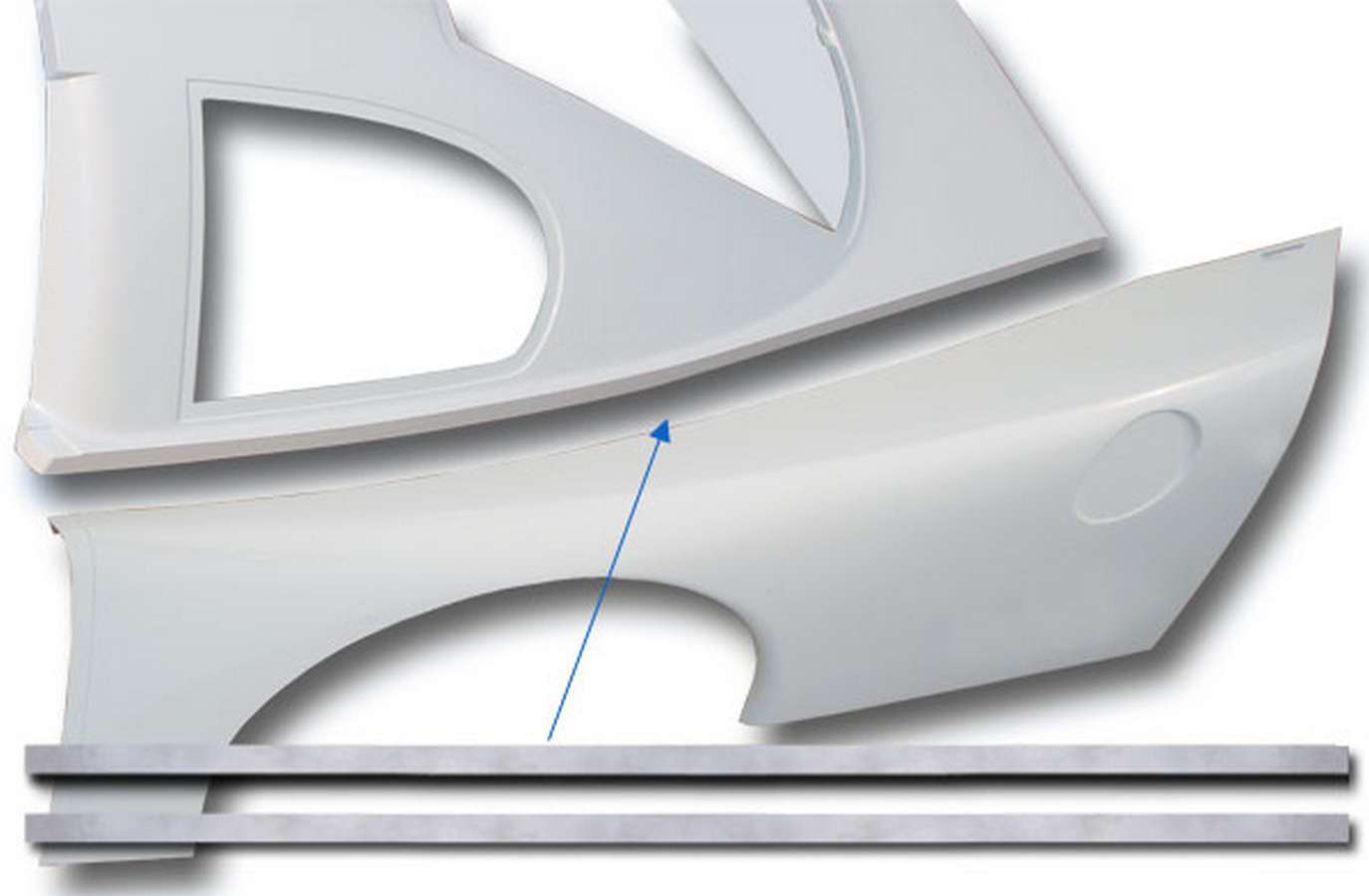 Five Star ABC Greenhouse to Quarter Panel Backup Plate Kit