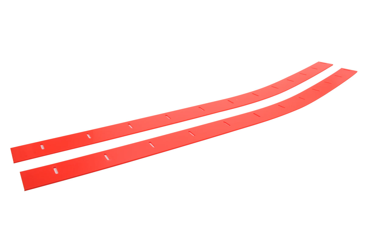 Five Star Lower Nose Wear Strips - Fluorescent Red