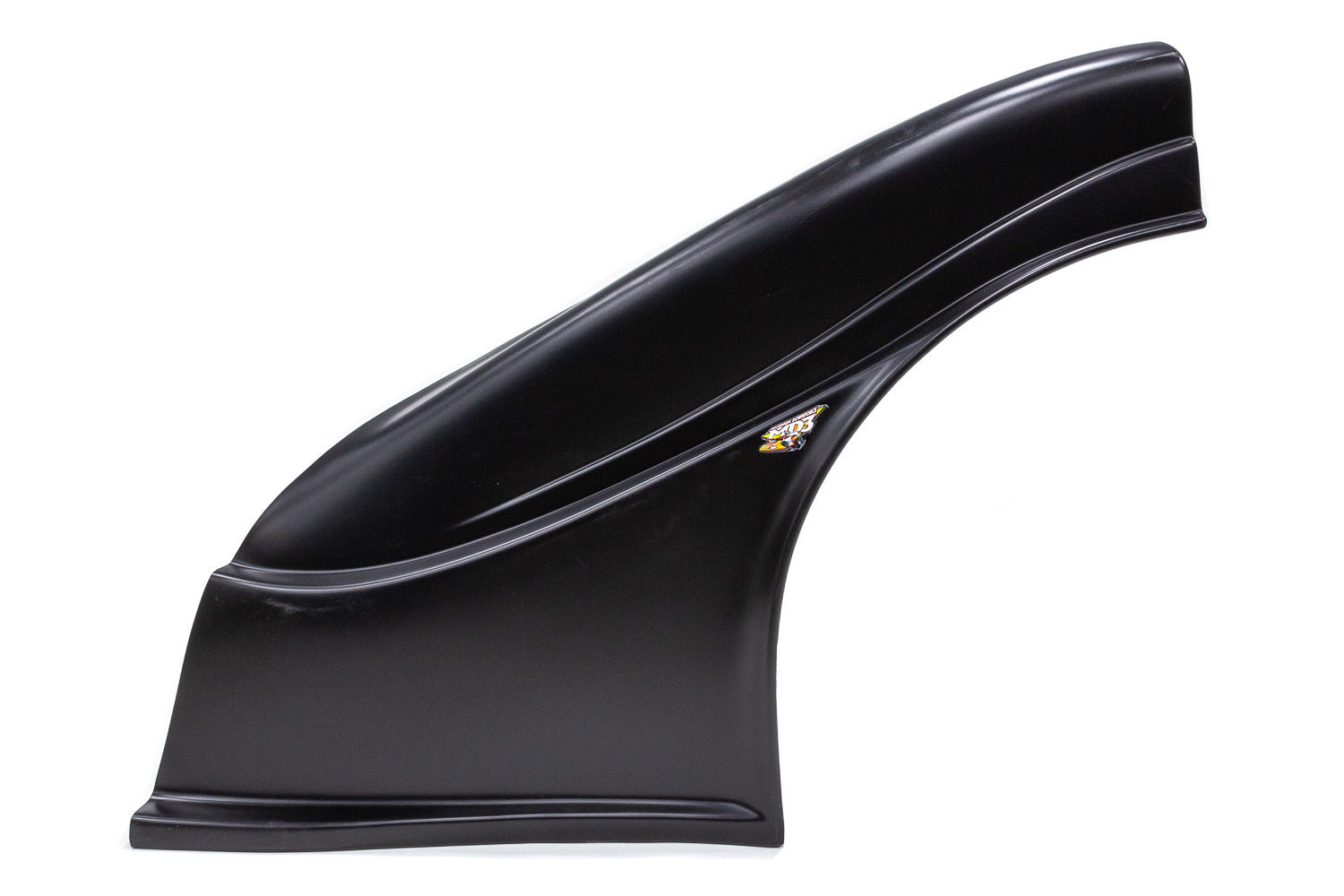 Five Star MD3 Plastic Dirt Fender - Left- Black (Newer Style)