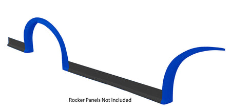 Five Star MD3 Wheel Flare Kit - Chevron Blue - Right