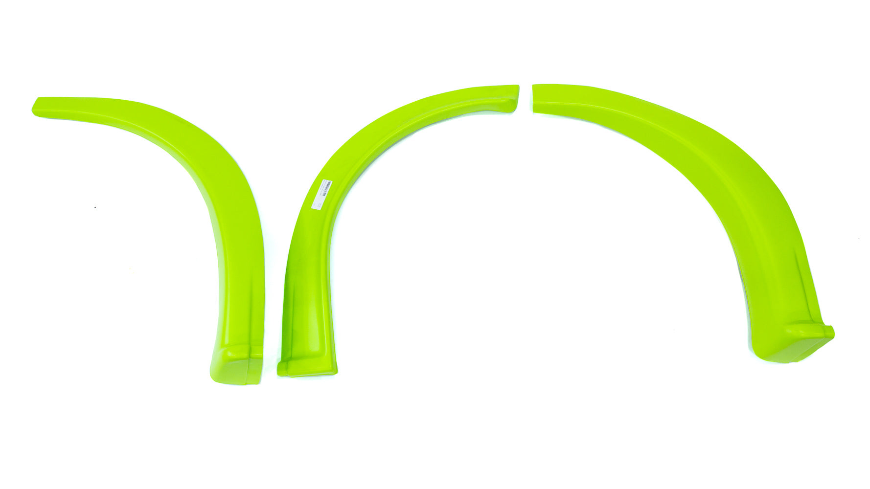Five Star MD3 Wheel Flare Kit - Fluorescent Green - Left