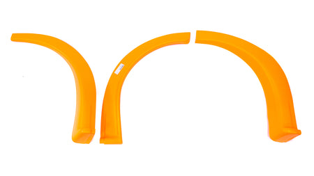 Five Star MD3 Wheel Flare Kit - Bright Orange - Left