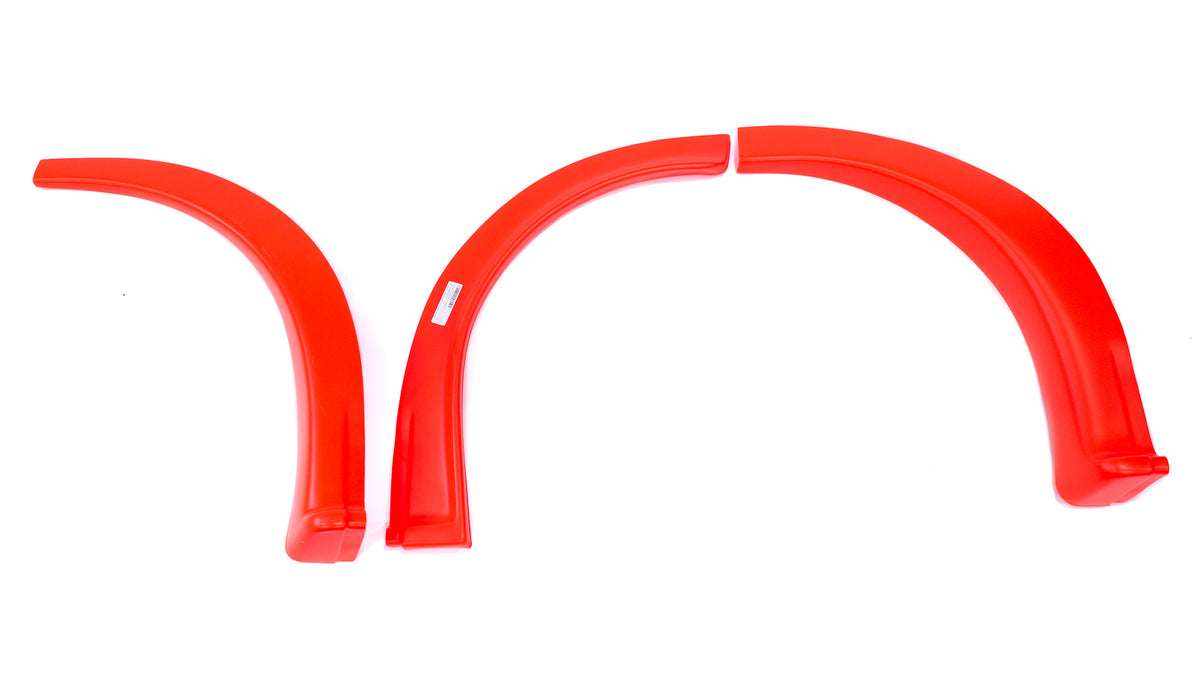 Five Star MD3 Wheel Flare Kit - Fluorescent Red - Left