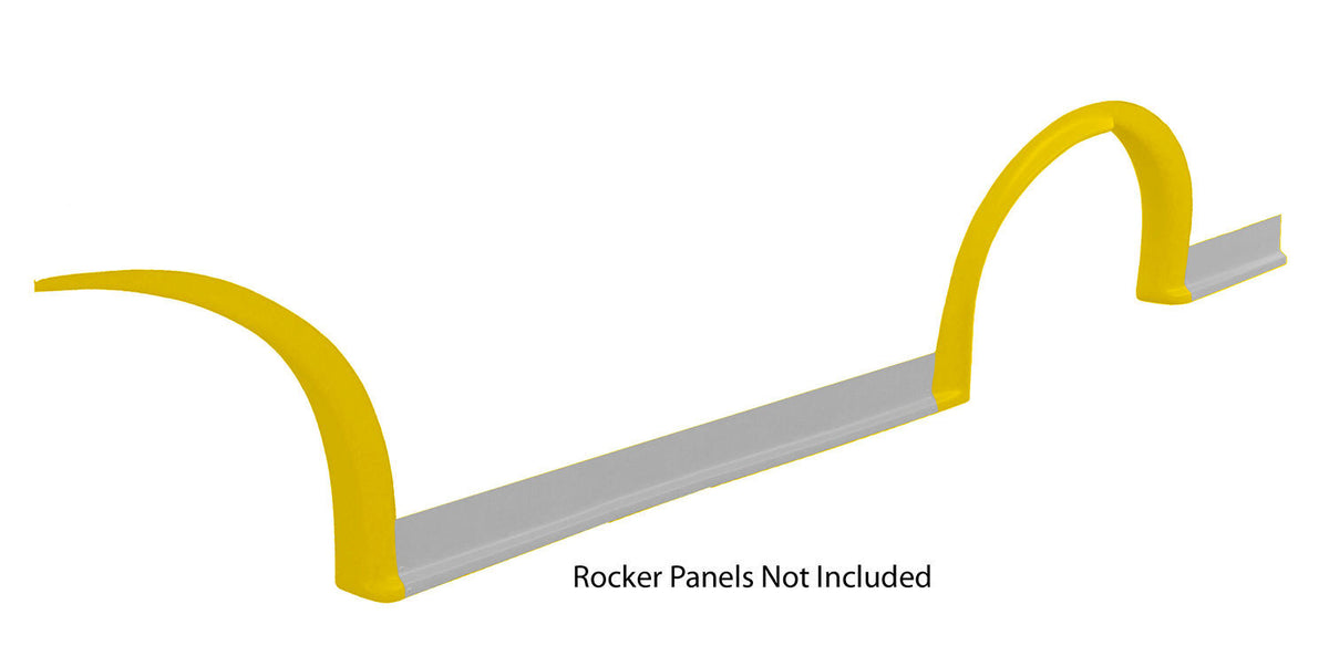 Five Star MD3 Wheel Flare Kit - Yellow - Left