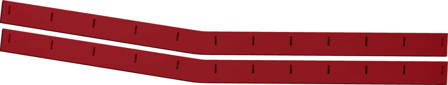 Five Star 1981-88 MD3 Monte Carlo Street Stock Wear Strips - Red (Pair)