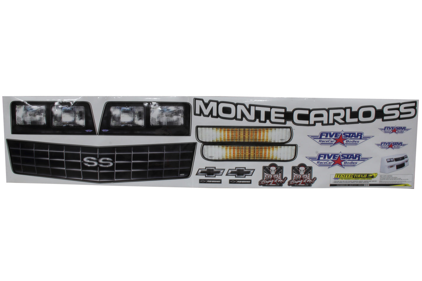 Five Star 1988 Chevrolet Monte Carlo SS Nose - MD3 - Nose Graphics Kit