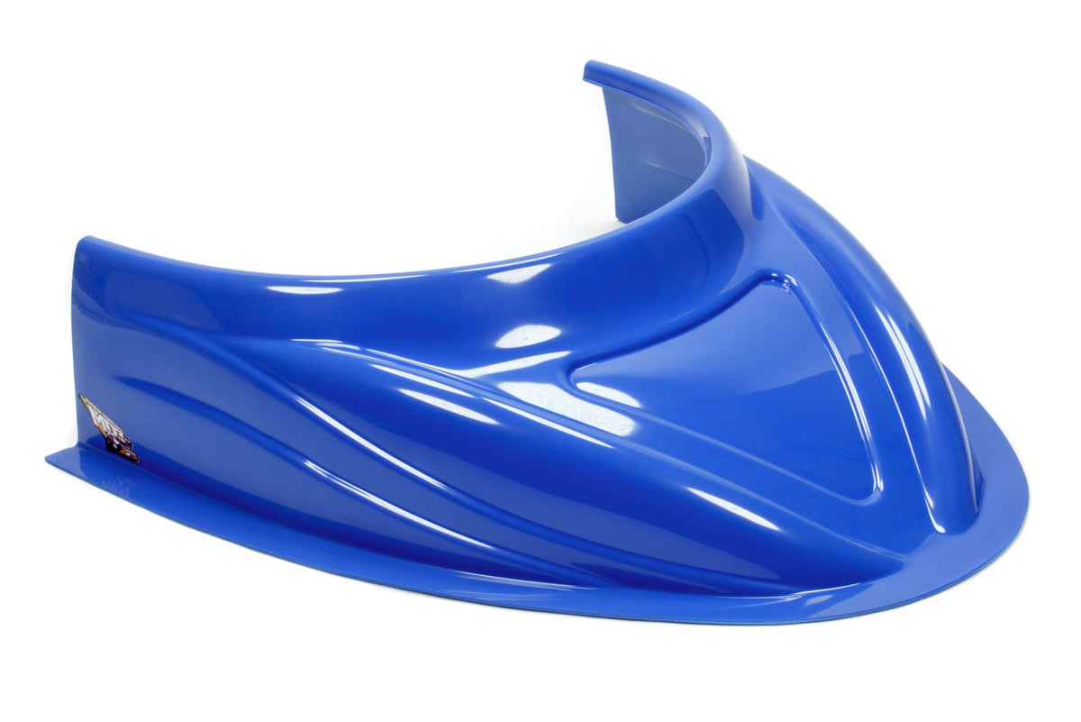 Five Star MD3 Hood Scoop - 5" Tall - Flat Bottom - Chevron Blue