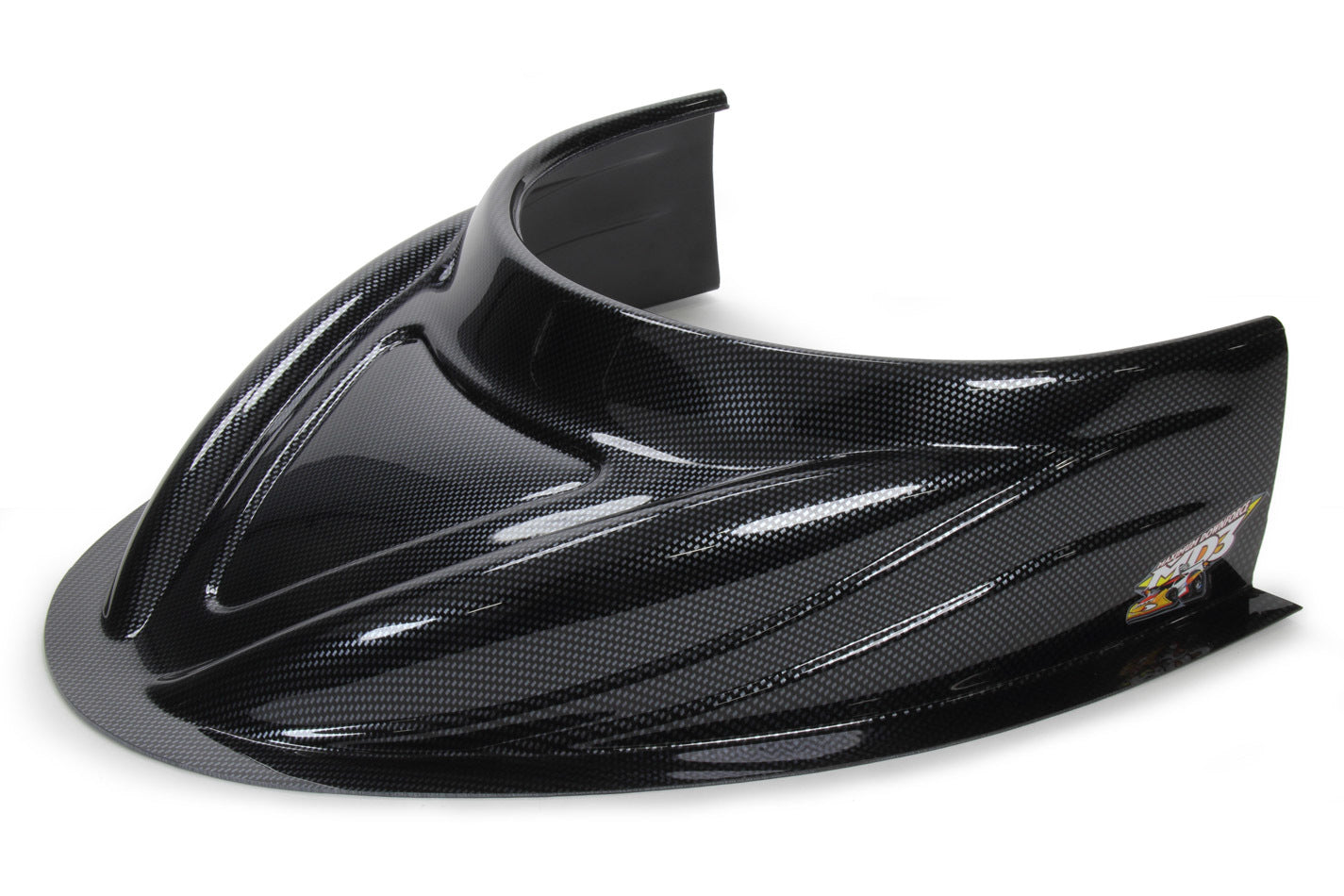 Five Star MD3 Hood Scoop - 5" Tall - Flat Carbon Fiber Look