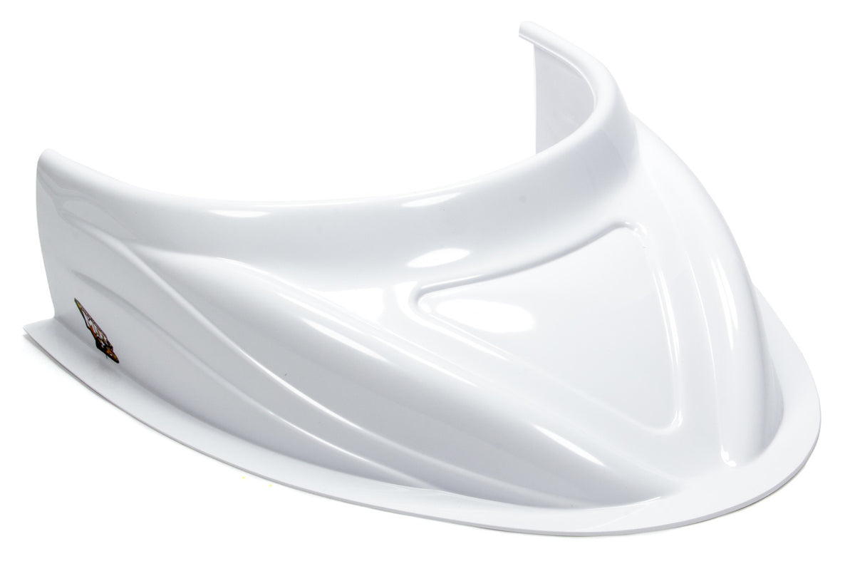 Five Star MD3 Hood Scoop - 5" Tall - Flat Bottom - White