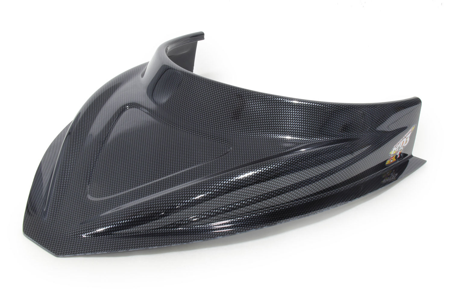 Five Star MD3 Hood Scoop - 3" Tall - Curved - Carbon Fiber Look