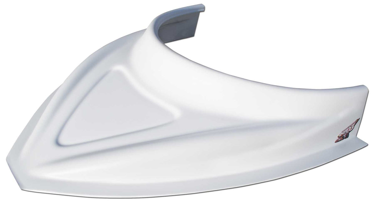 Five Star MD3 Hood Scoop - 3" Tall - Curved Bottom - White