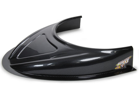 Five Star MD3 Hood Scoop - 3 in Height - Flat Bottom - Carbon Fiber Look - Dirt Late Model