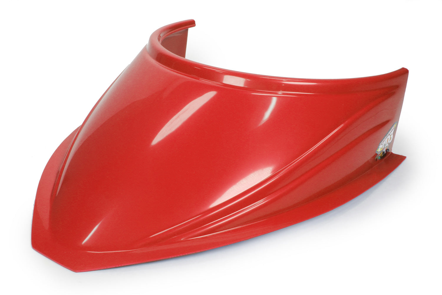 Fivestar MD3 Hood Scoop 5in Tall Curved - Red