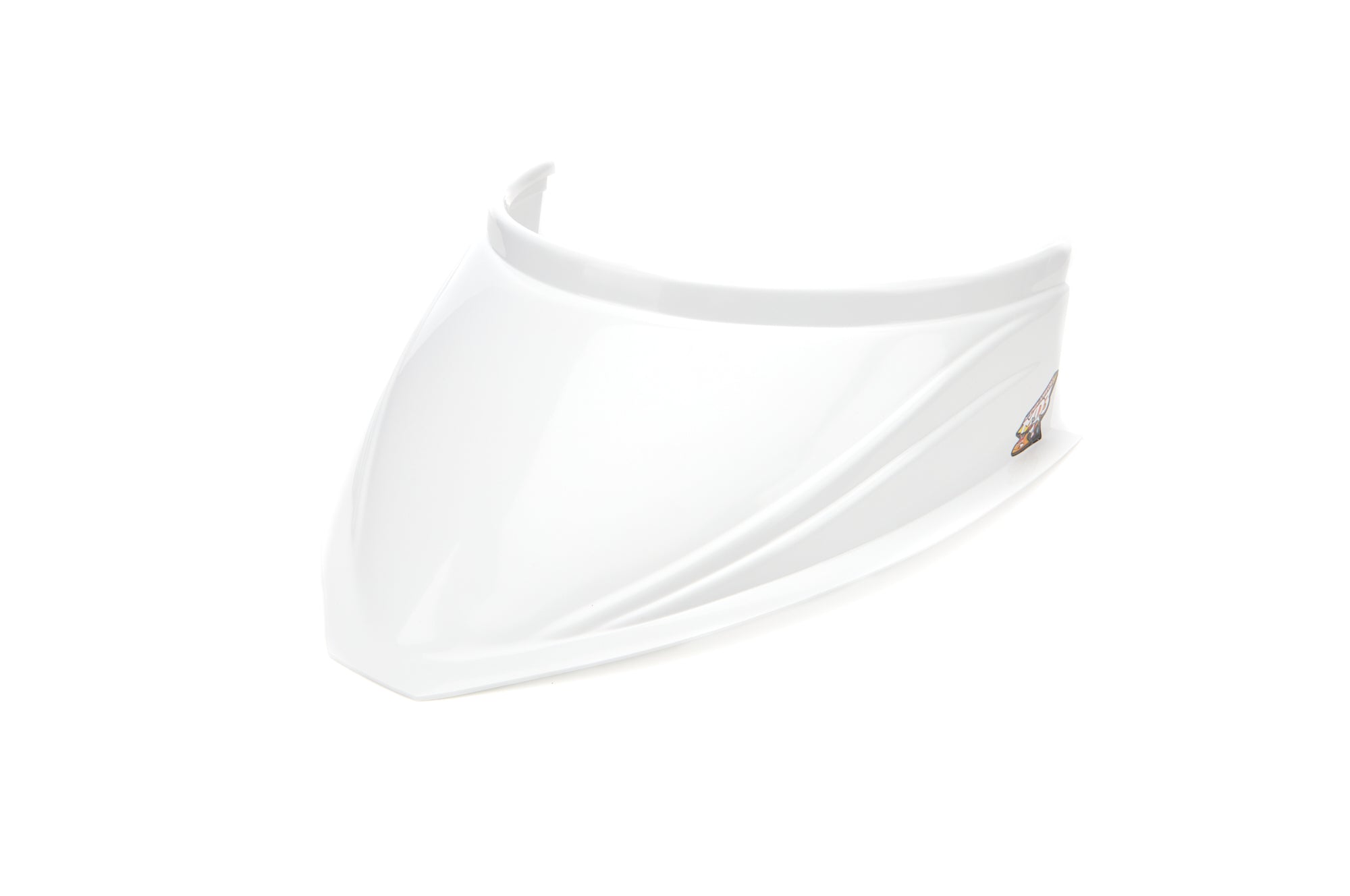Five Star MD3 Dirt Late Modified Hood Scoop - 5 in Height - 18 in Wide - White