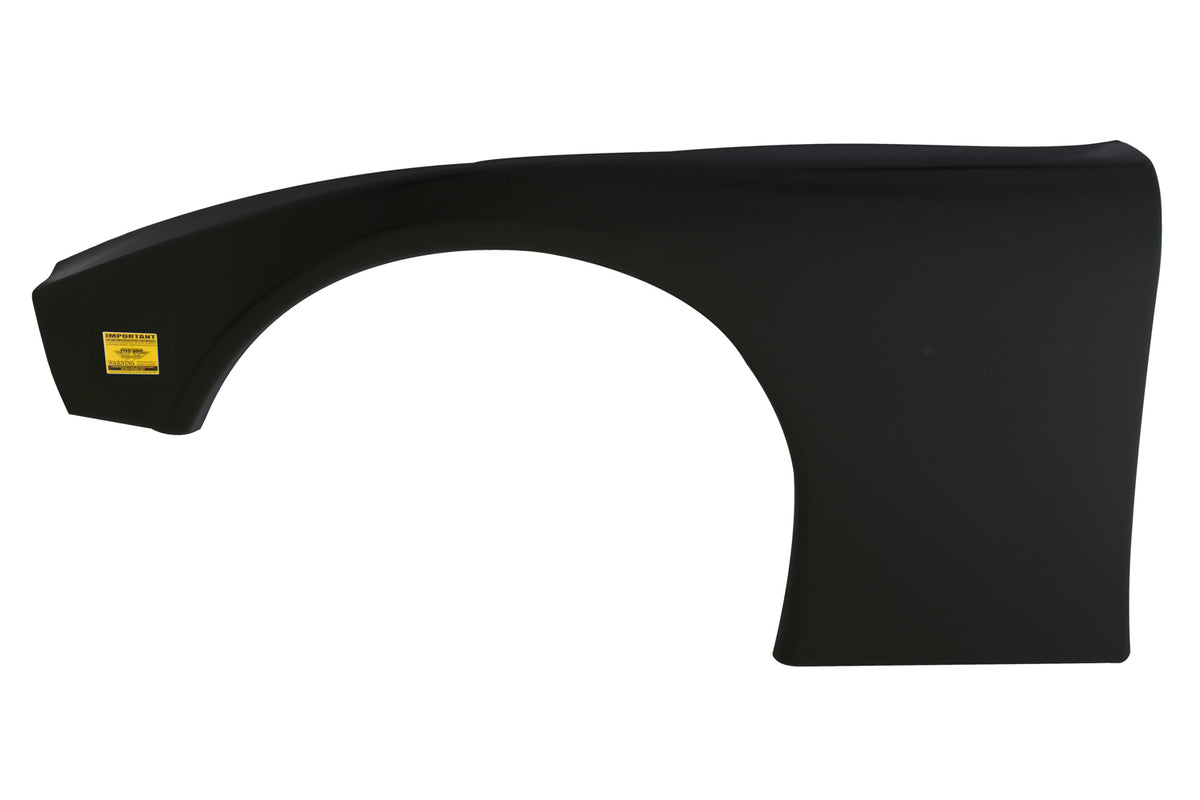Five Star 2019 Late Model Molded Fender - Molded Plastic - Black - Left