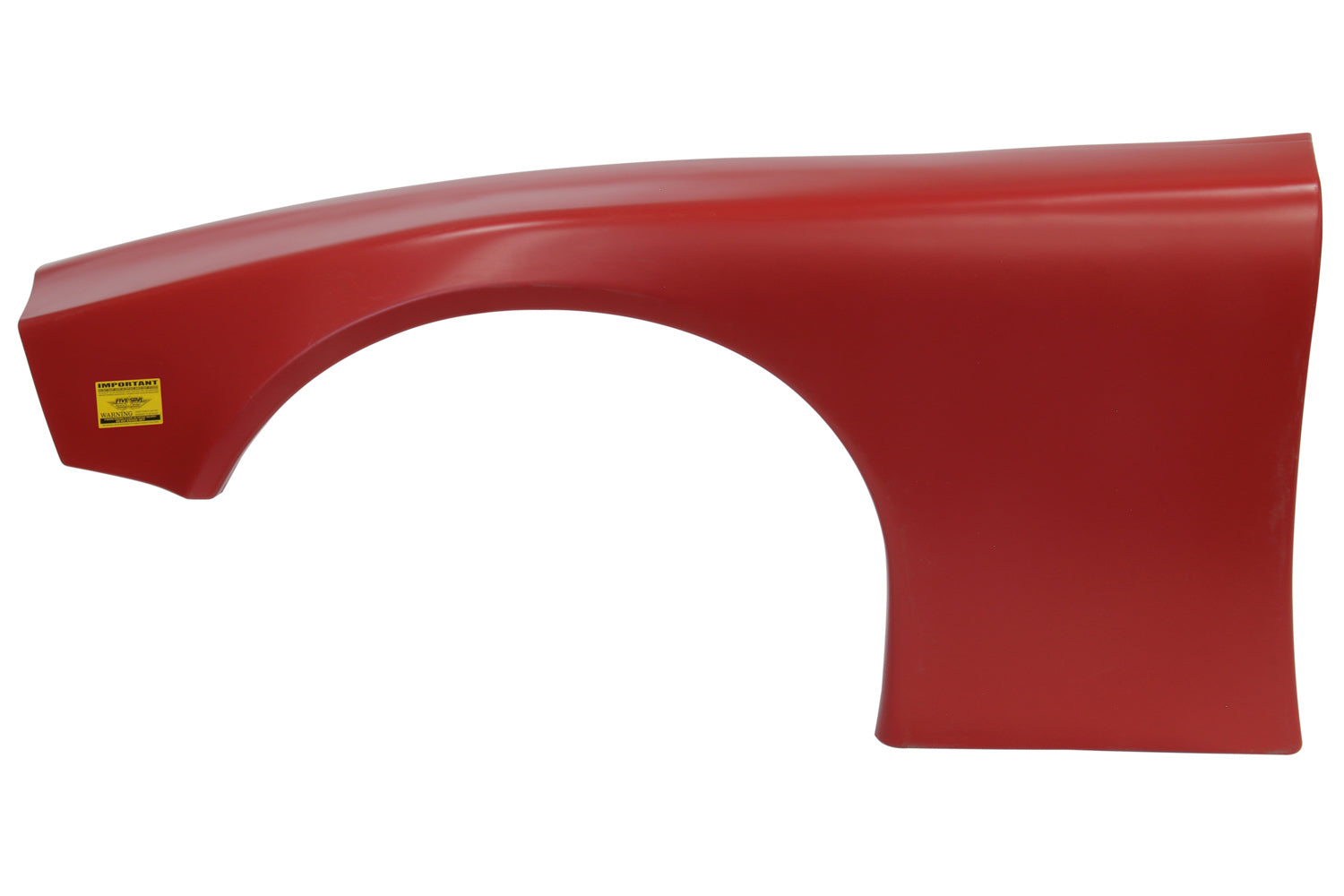 Five Star 2019 Late Model Molded Fender - Molded Plastic - Red - Left