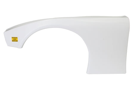 Five Star 2019 Late Model Molded Fender - Molded Plastic - White - Left