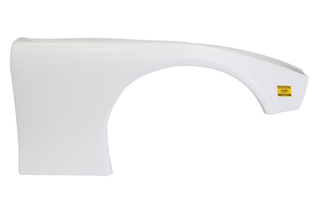 Five Star 2019 Late Model Molded Fender - Molded Plastic - White - Right