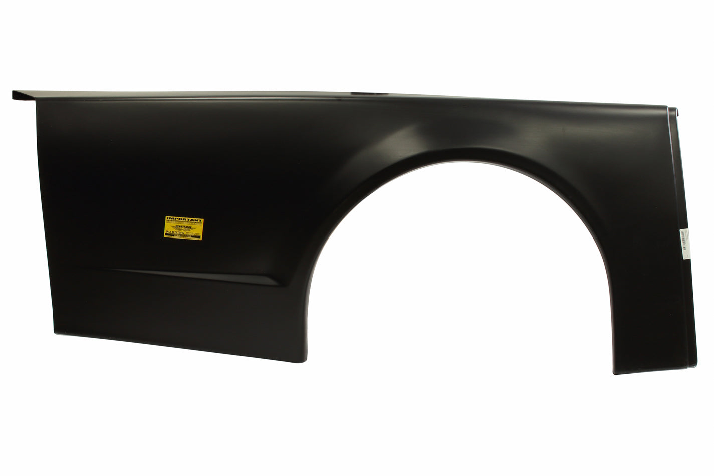 Five Star 2019 Late Model Quarter Panel - Molded Plastic - Black - Right