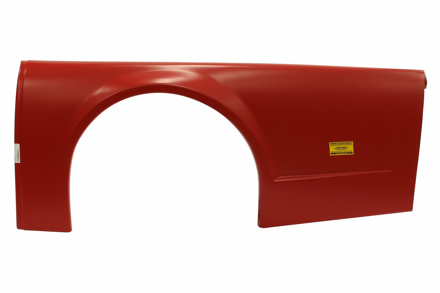 Five Star 2019 Late Model Quarter Panel - Molded Plastic - Red - Left