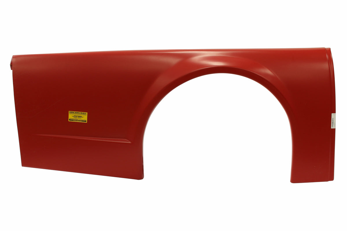Five Star 2019 Late Model Quarter Panel - Molded Plastic - Red - Right