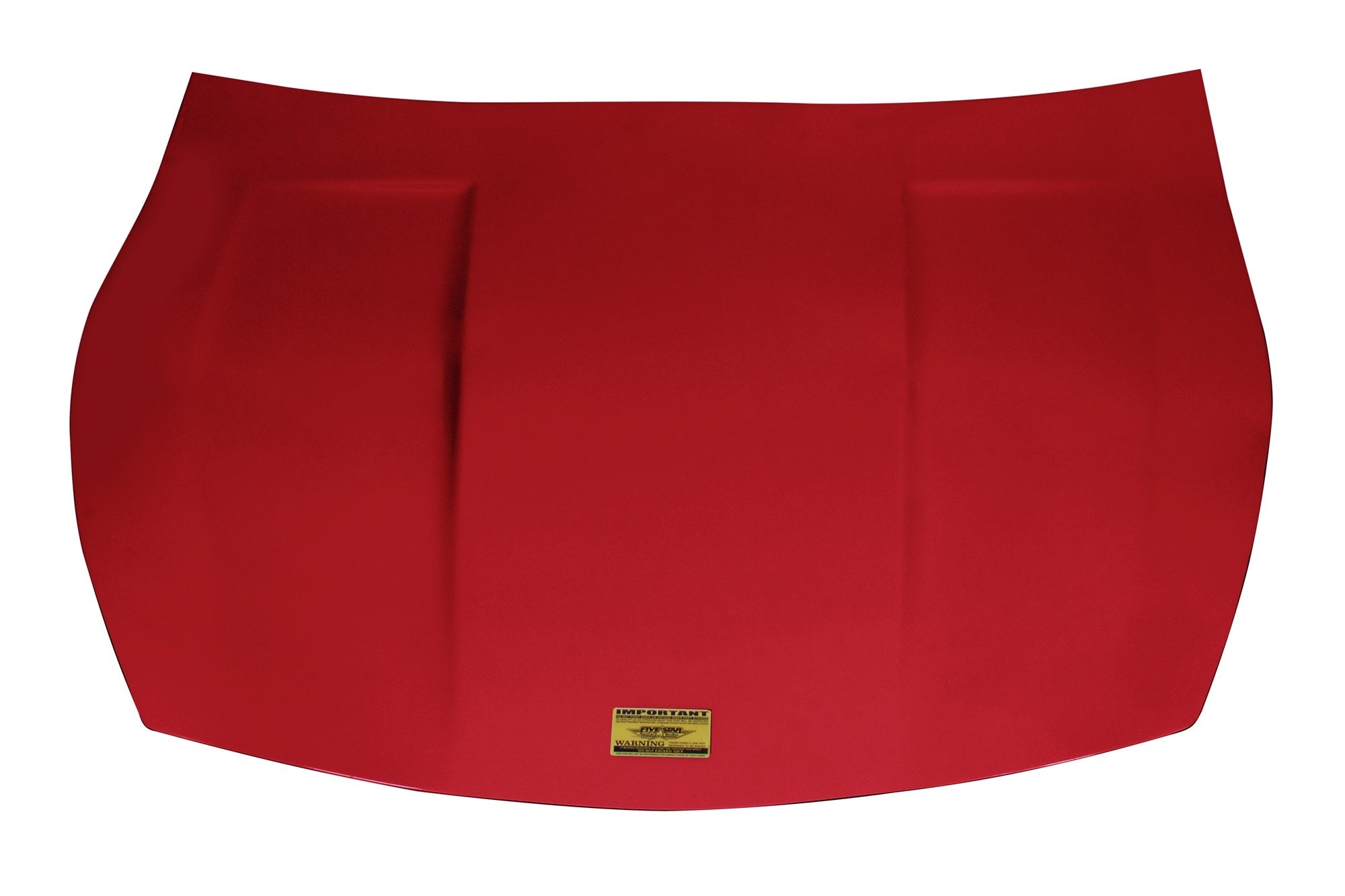 Five Star Hand Laid Composite ABC Body Hood - Red