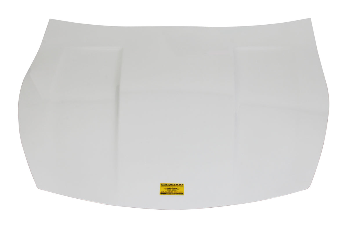 Five Star 2019 Late Model Hood - Hand-Laid Composite - White