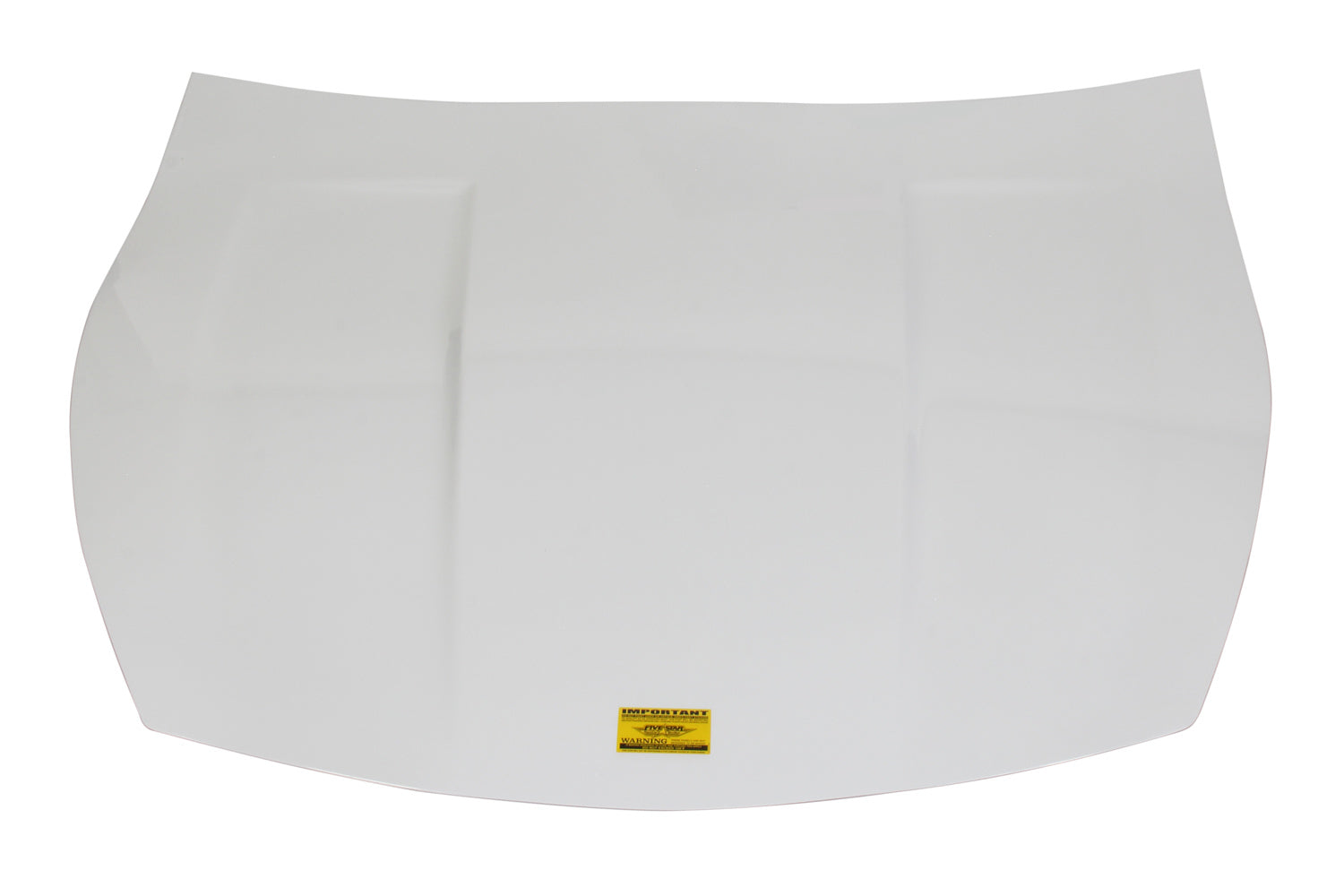 Five Star 2019 Late Model Hood - Hand-Laid Composite - White
