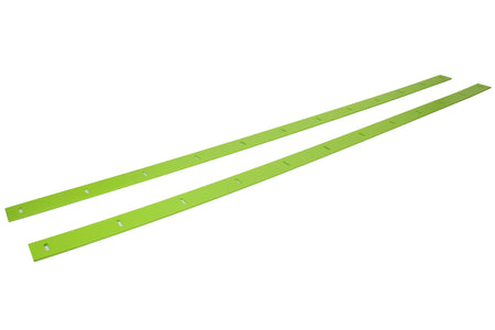 Five Star 2019 Late Model Body Nose Wear Strips - Flourescent Green (Pair)