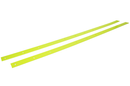 Five Star 2019 Late Model Body Nose Wear Strips - Flourescent Yellow (Pair)