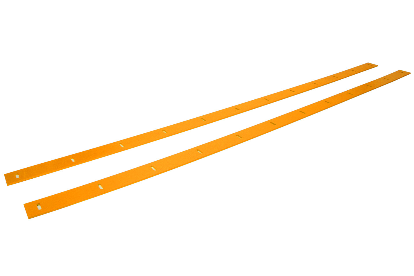 Five Star 2019 Late Model Body Nose Wear Strips - Orange (Pair)