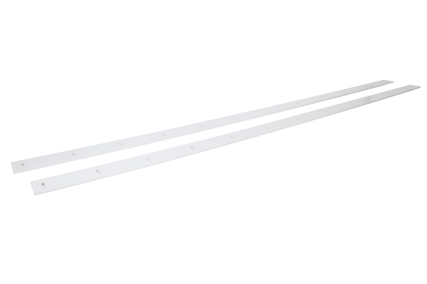 Five Star 2019 Late Model Body Nose Wear Strips - White (Pair)