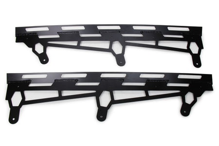 Five Star 2019 Late Model Spoiler Replacement Brackets - 70 Degree - Black - 2-Piece