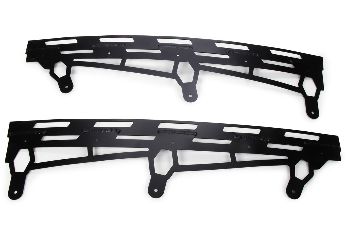 Five Star 2019 Late Model Spoiler Replacement Brackets - 90 Degree - Black - 2-Piece