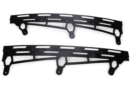 Five Star 2019 Late Model Spoiler Replacement Brackets - 90 Degree - Black - 2-Piece