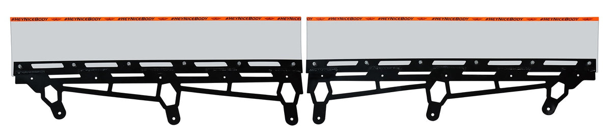 Five Star ABC NextGen Spoiler - 90 Degrees - 64.5 in  x  6.5 in - Black Aluminum Brackets