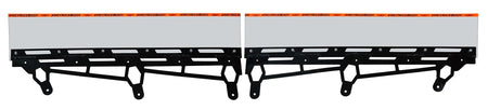 Five Star ABC NextGen Spoiler - 90 Degrees - 64.5 in  x  6.5 in - Black Aluminum Brackets
