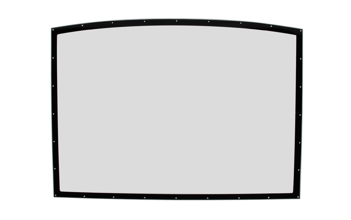Five Star 2019 Late Model Rear Window w/ Blackout Border - Polycarbonate - Pre-Cut / Drilled - Mar-Resistant