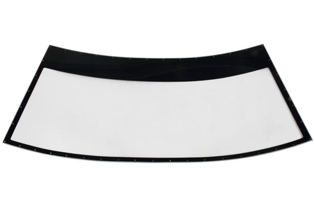 Five Star 2019 Late Model Windshield w/ Blackout Border - Polycarbonate - Pre-Cut / Drilled - Mar-Resistant